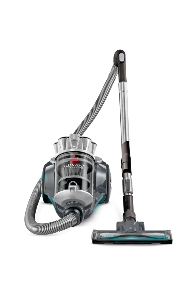 BISSELL CleanView Plus Multi-Cyclonic Lightweight Bagless Corded Canister Vacuum Cleaner, Silver