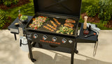 4-Burner LP Gas Portable Griddle with Lid, 36-in