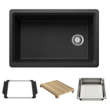 Inteos 30-in Workstation Kitchen Sink
