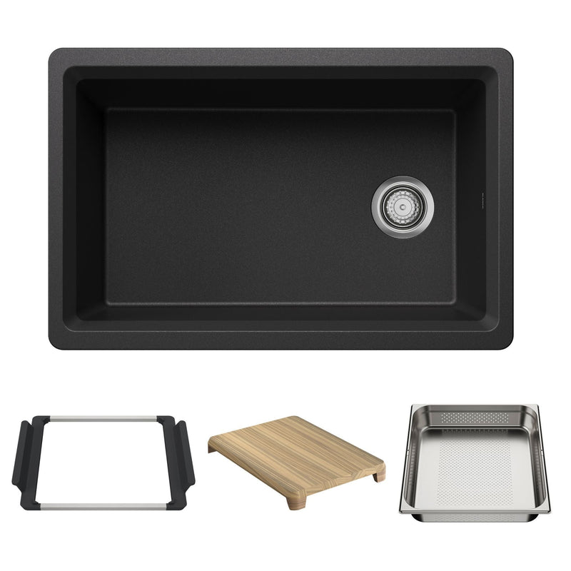 Inteos 30-in Workstation Kitchen Sink U9376