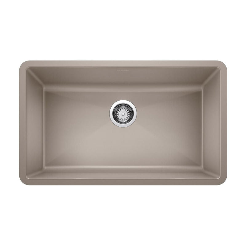 Precis 32-in Super Single Undermount Kitchen Sink, Truffle G3736