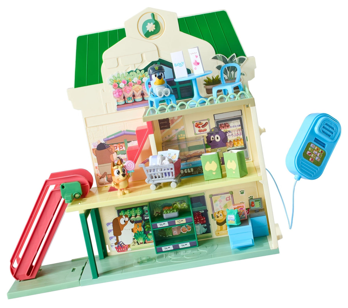 Supermarket and Restaurant Playset with Speaker