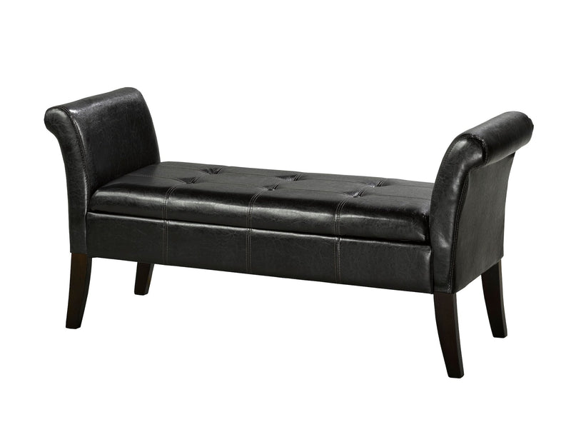 Fabric Tufted Accent Bench with Storage R8342