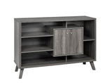 Multi-Tier Wooden Dining Buffet/Server with Storage, Grey