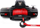 13,500-pound load capacity electric winch - 12-volt DC power supply, suitable for off-road trailer towing, dual-function wireless remote control
