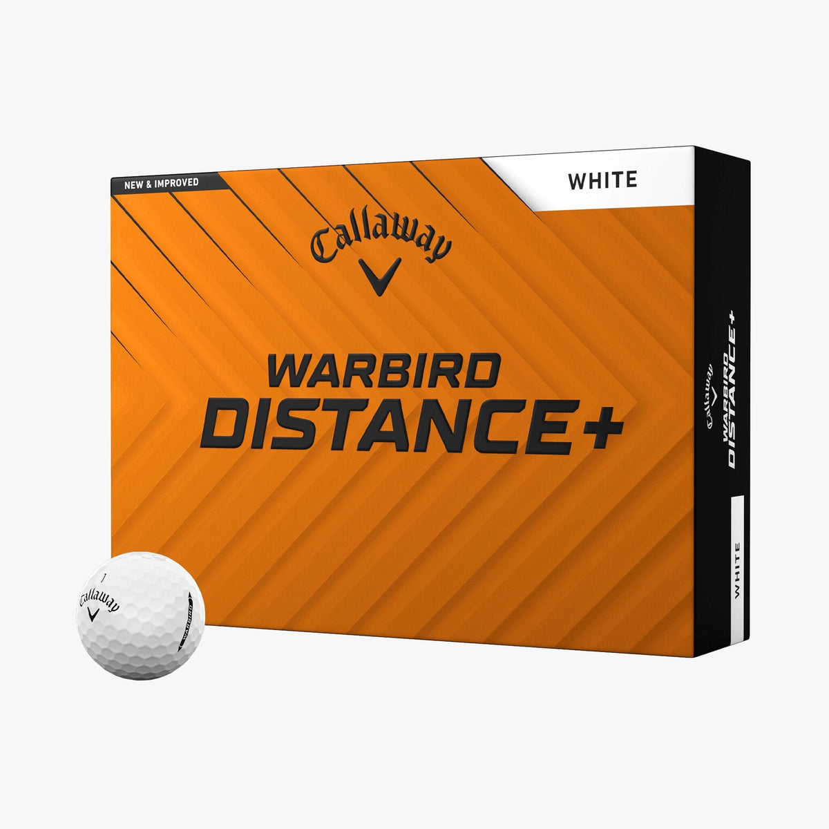 Warbirds Distance+ Golf Balls, White, 12-pk