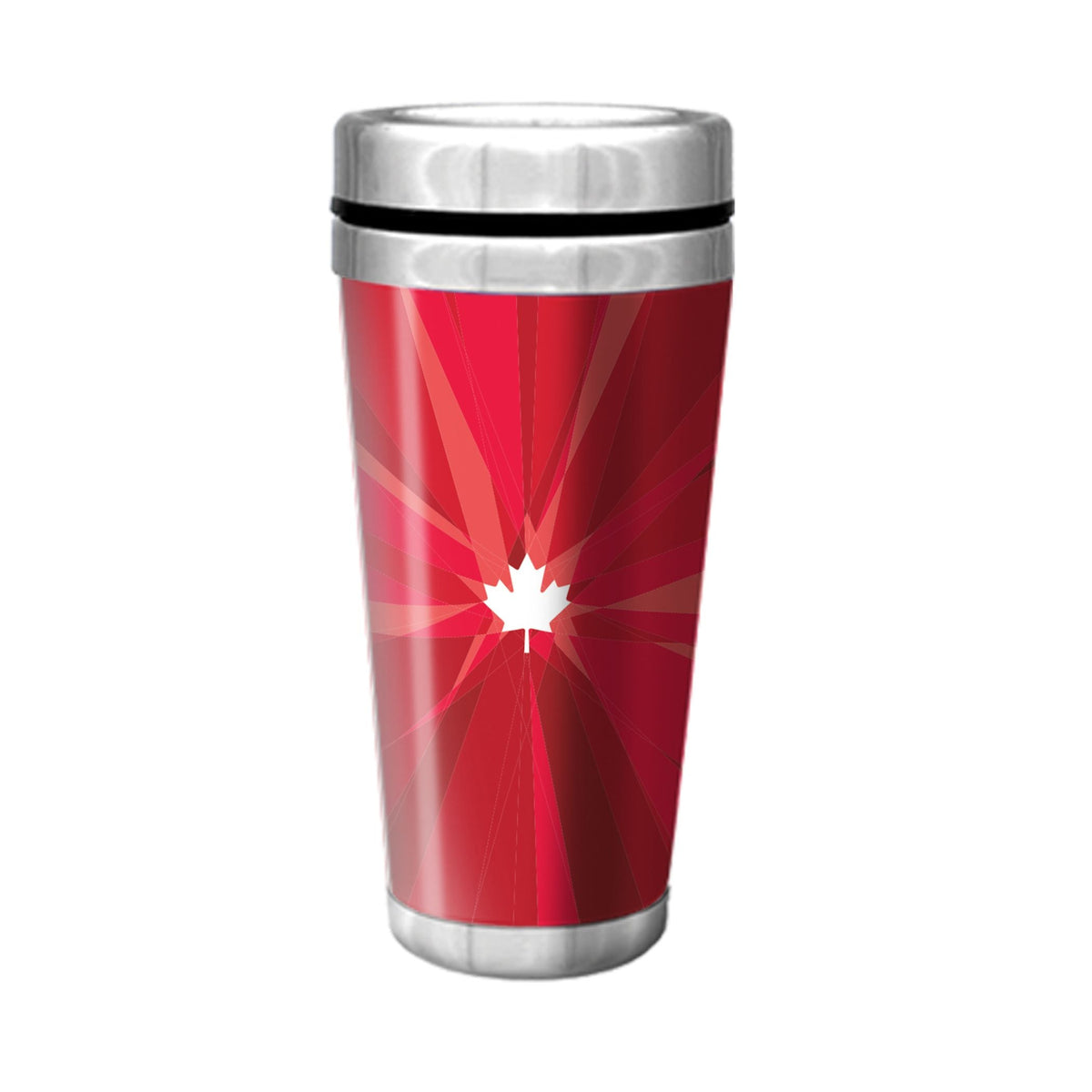 Stainless Steel Travel Mug For Fans/Collectors, Red, 16-oz