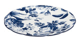 CANVAS Augusta Stoneware Dinner Plate, 1-pc, White/Blue Floral