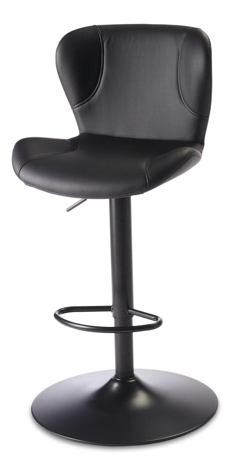 CANVAS Burnaby Gas-Lift Bar Stool, Black I3830