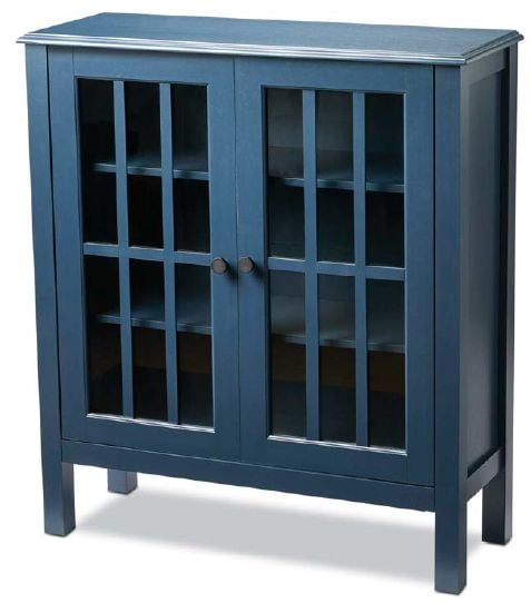 Canvas Dryden Accent Cabinet, Navy