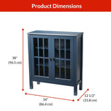Canvas Dryden Accent Cabinet, Navy