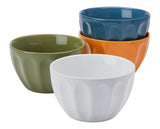 CANVAS Lyndale Multi Pastel Stoneware Latte Bowl Set, Assorted Colours, 4-pk