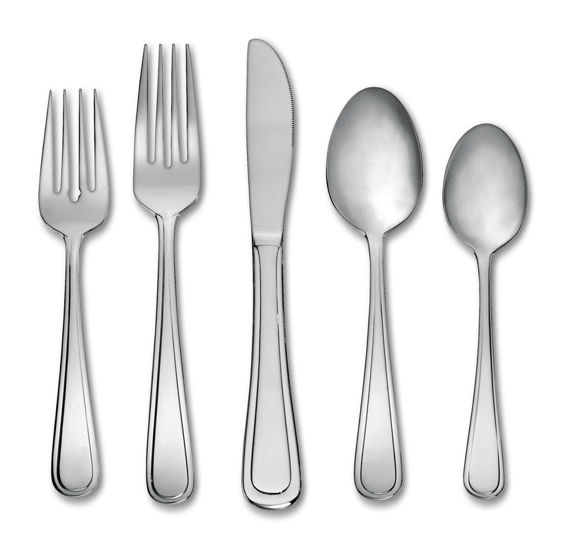 CANVAS Madison Stainless Steel Flatware Set, Serves 10, 50-pc Q8926