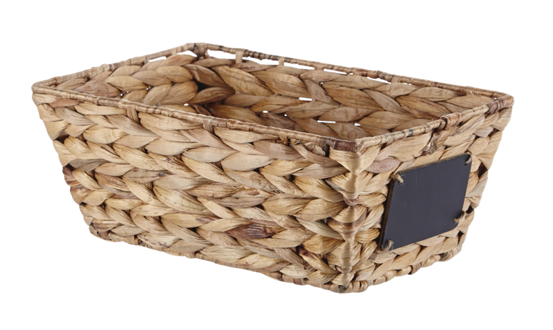 CANVAS Meg Rectangular Hand Woven Storage Basket, 12 x 8 x 5.1-in J875