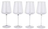 CANVAS Modern Lead-Free Stemmed Wine Glass Set, 4-pk