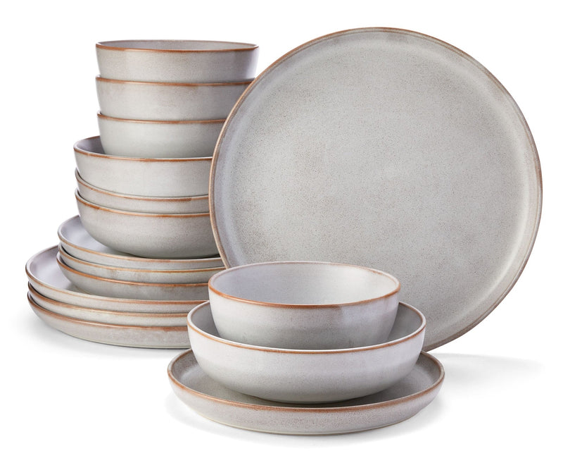 CANVAS Reactive Glaze Dinnerware Set, Serves 4, 16-pc A7257