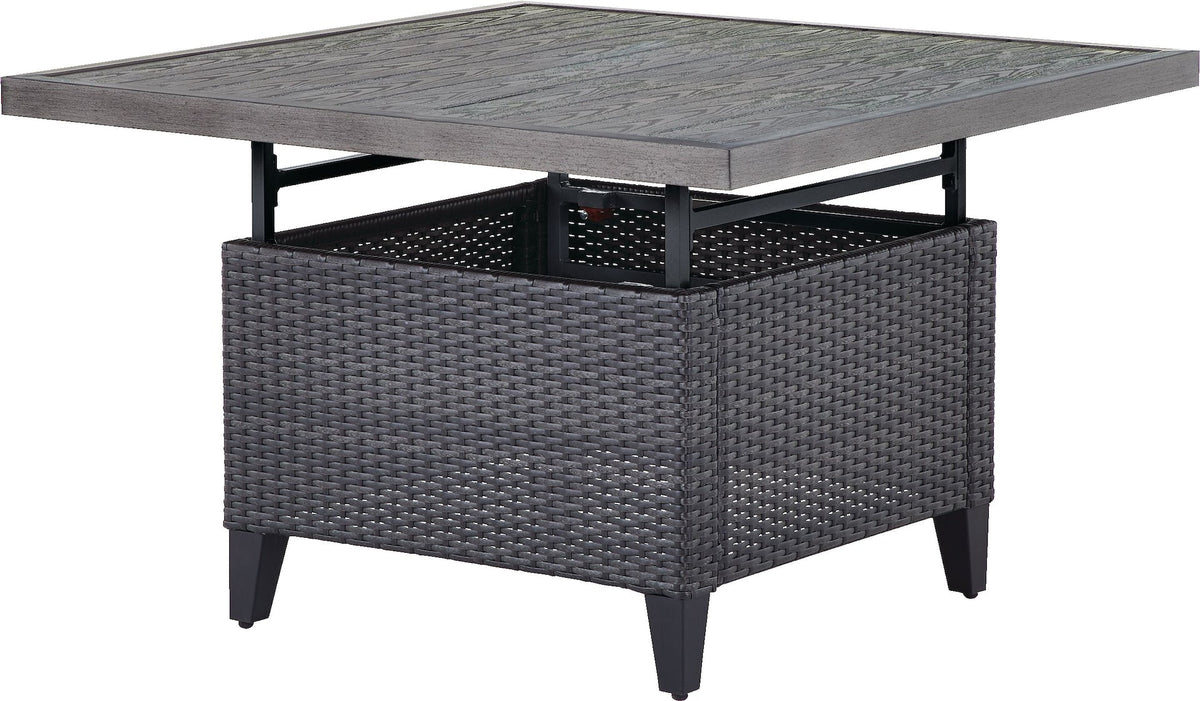 CANVAS Square Outdoor Patio Conversation Dining Set with UV-Resistant Cushions, 3-pc