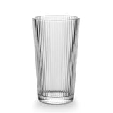CANVAS Ribbed High Ball Glass Set, Lead-free, 4-pc