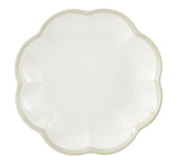 CANVAS Scalloped Side Plate, BPA-free, Plastic, Ivory Colour