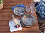 CANVAS Seashore Outdoor Hand Painted Dinner Plates, 1-pc