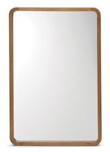 CANVAS Springside Pearwood Rectangular Wall Mirror, Brown, 24 x 36-in