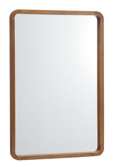 CANVAS Springside Pearwood Rectangular Wall Mirror, Brown, 24 x 36-in