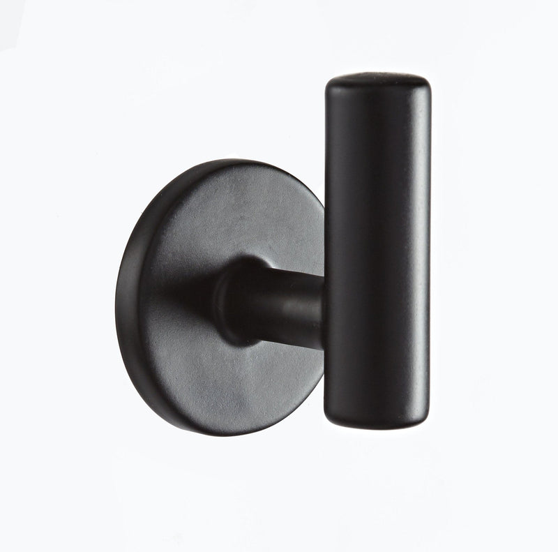 CANVAS Stainless Steel Single Post Hooks, Black, 2-pk E3958