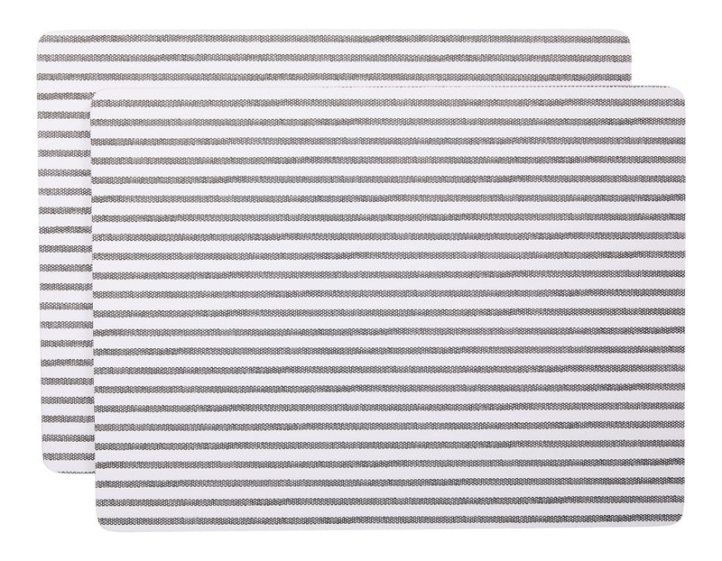 CANVAS Striped Rectangle Cork Placemat Set, Multi-Coloured, 11-in x 15-in, 2-pk T8949