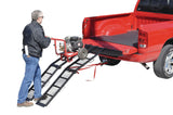 CargoMaster Power Sport Steel Mesh Centre Folding Loading Ramp, 80 x 11 in, Single Ramp
