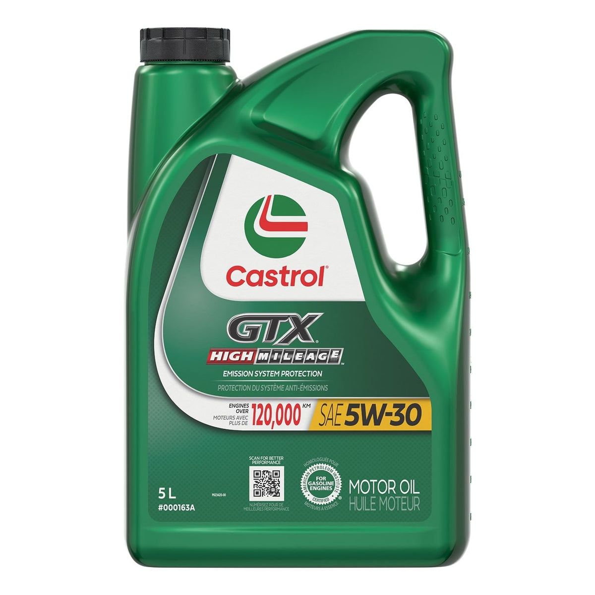 GTX High Mileage 10W30 Conventional Engine/Motor Oil, 5-L