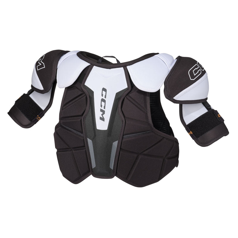Tacks XR80 Hockey Shoulder Pads, Junior, Black/White/Grey, Assorted Sizes B6658