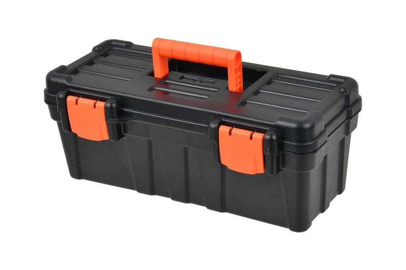 Certified 2.0 Sturdy Toolbox with Carry Tray, Black, 13-in R1114