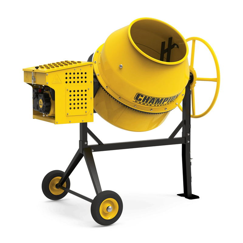 Power Equipment 201495 8.8-cu.ft 79cc Gas-Powered Heavy Duty Cement Mixer, 450-lb Capacity K679