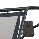 78637 UTV Rear Windshield for Rhino, Black