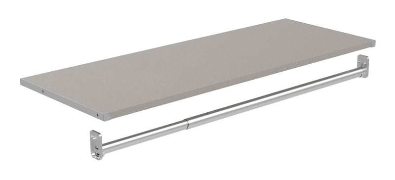 Modular Shelf & Hang Rod Kit, Taupe E4991