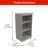 Modular Stackable Closet Storage Shelf Unit, Taupe