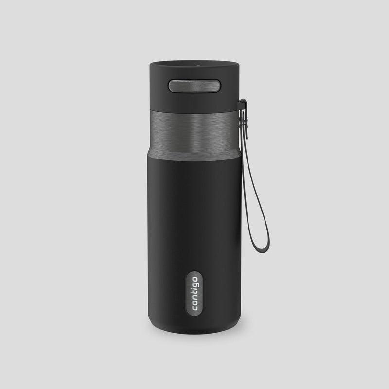 Insulated Stainless Steel Travel Bottle with Lid, Various Colours, 16-oz C673