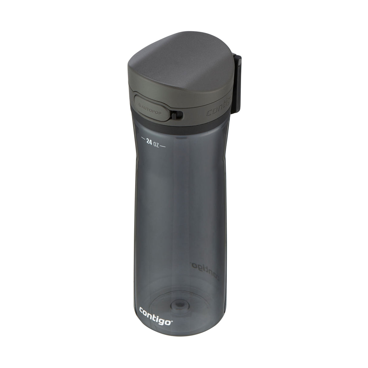 Plastic Water Bottle, 24-oz, Assorted, with Clip Handle
