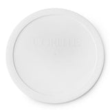 Plastic Round Bowl Lid Cover, Fits 28-oz, White