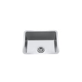 21-in Type 304 Stainless Steel UnderMount R20 Sink