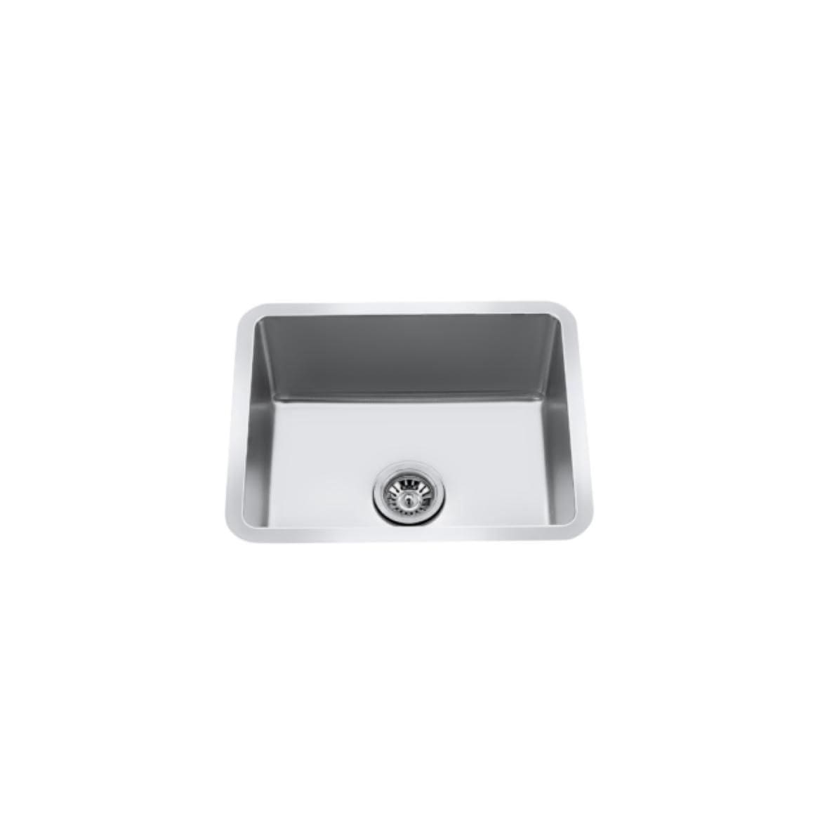 21-in Type 304 Stainless Steel UnderMount R20 Sink