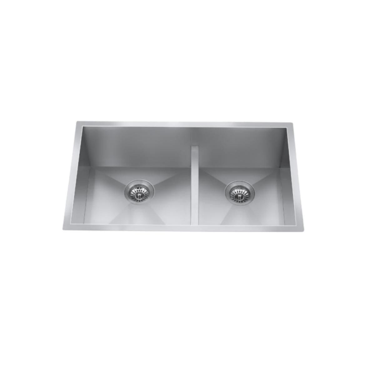 CXZD771L 32-in Low Divide Stainless Steel Double Bowl Sink