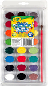 Super Tips Washable Watercoulour Paints, 24 Pieces, Multicolour