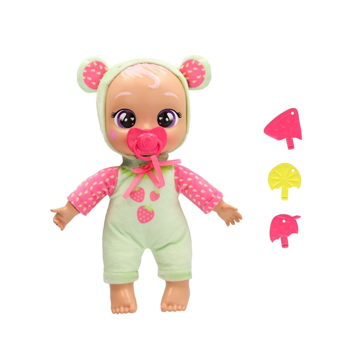 Cry Babies MealTime 9-in Julie & Mindy Interactive Feeding Baby Doll for Ages 18m+