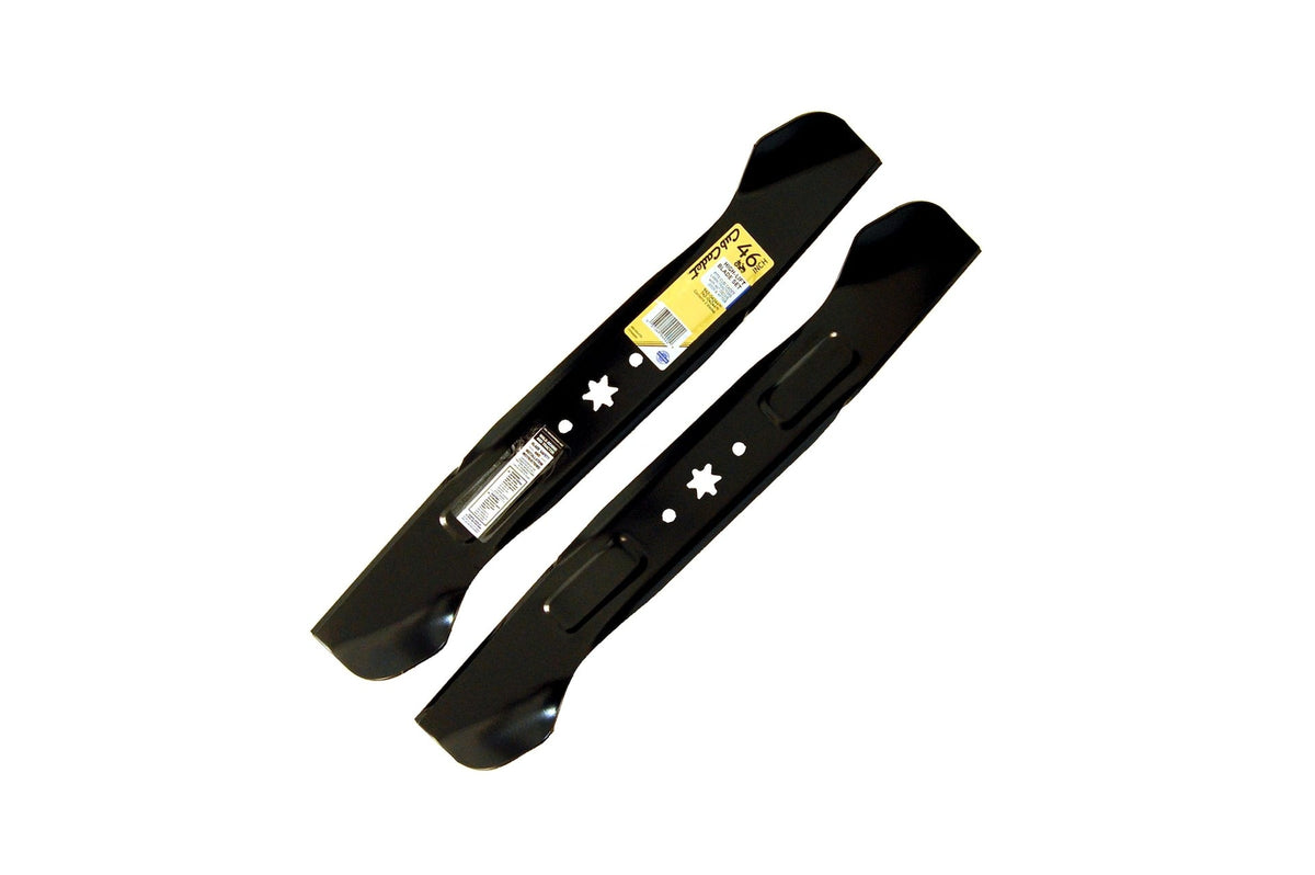 NX-15 Riding Mower 2-in-1 High-Lift Blade Set, Fits 2015 & After Models, Black, 46-in, 2-pk