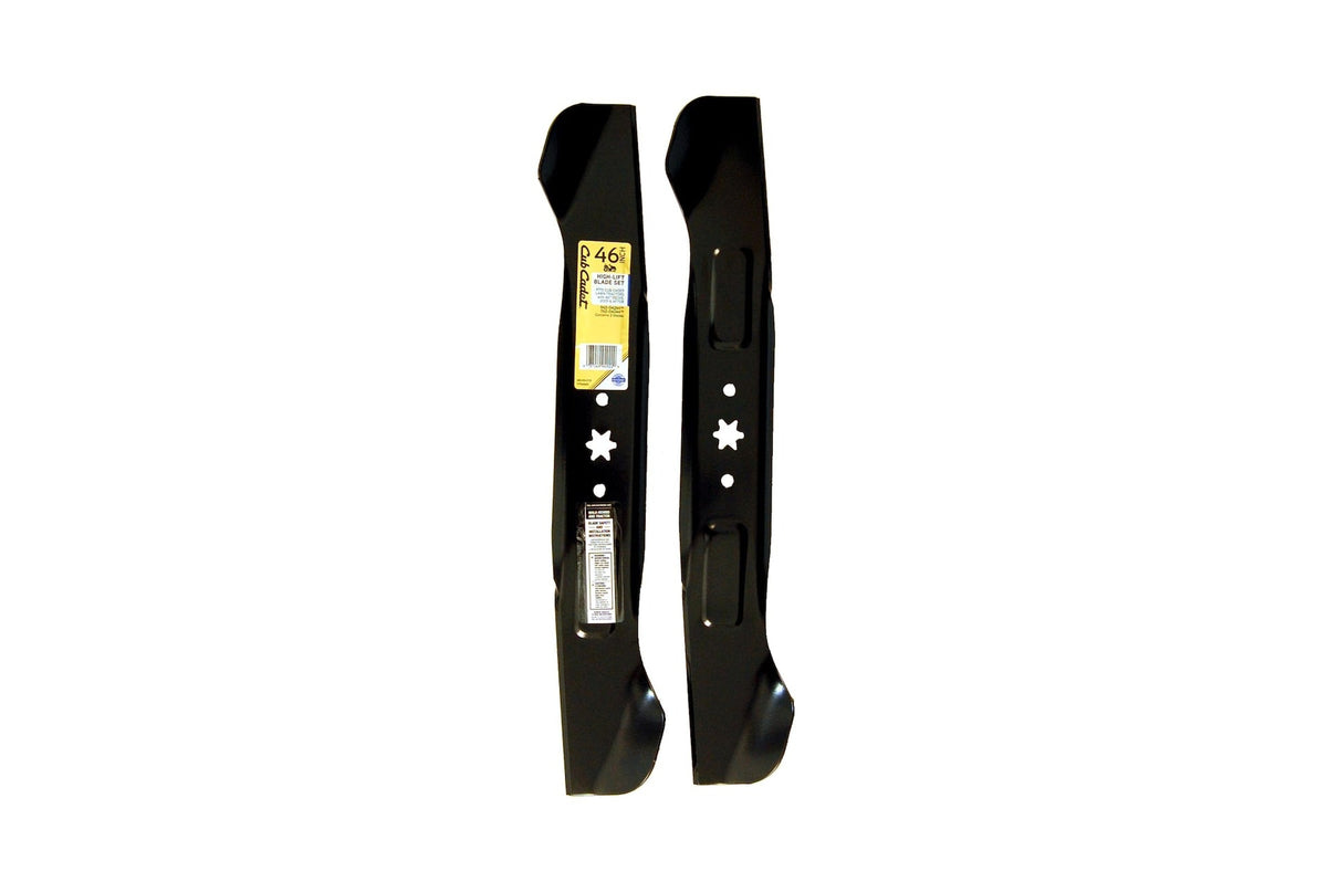 NX-15 Riding Mower 2-in-1 High-Lift Blade Set, Fits 2015 & After Models, Black, 46-in, 2-pk