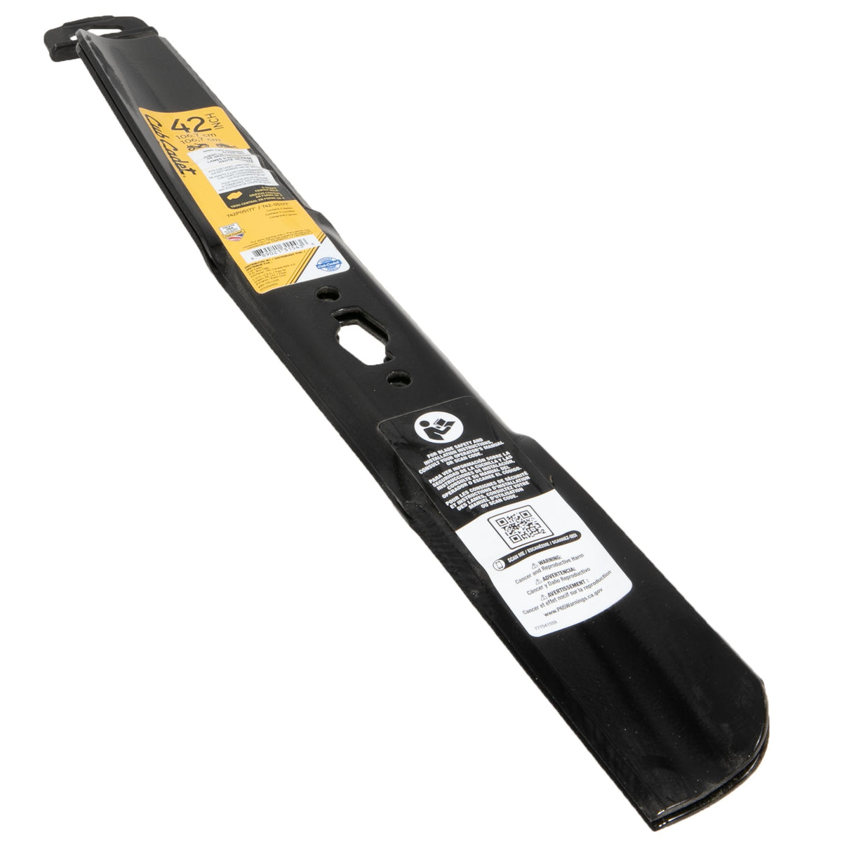 Replacement High-Lift S-Blade Set, Fits 2022 & After Models, Black, 42-in, 2-pk