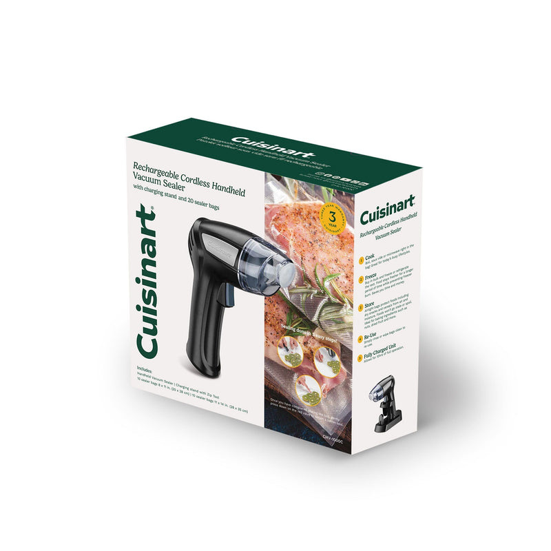 Cordless Handheld Vacuum Sealer with 20 Bags, Black E8972