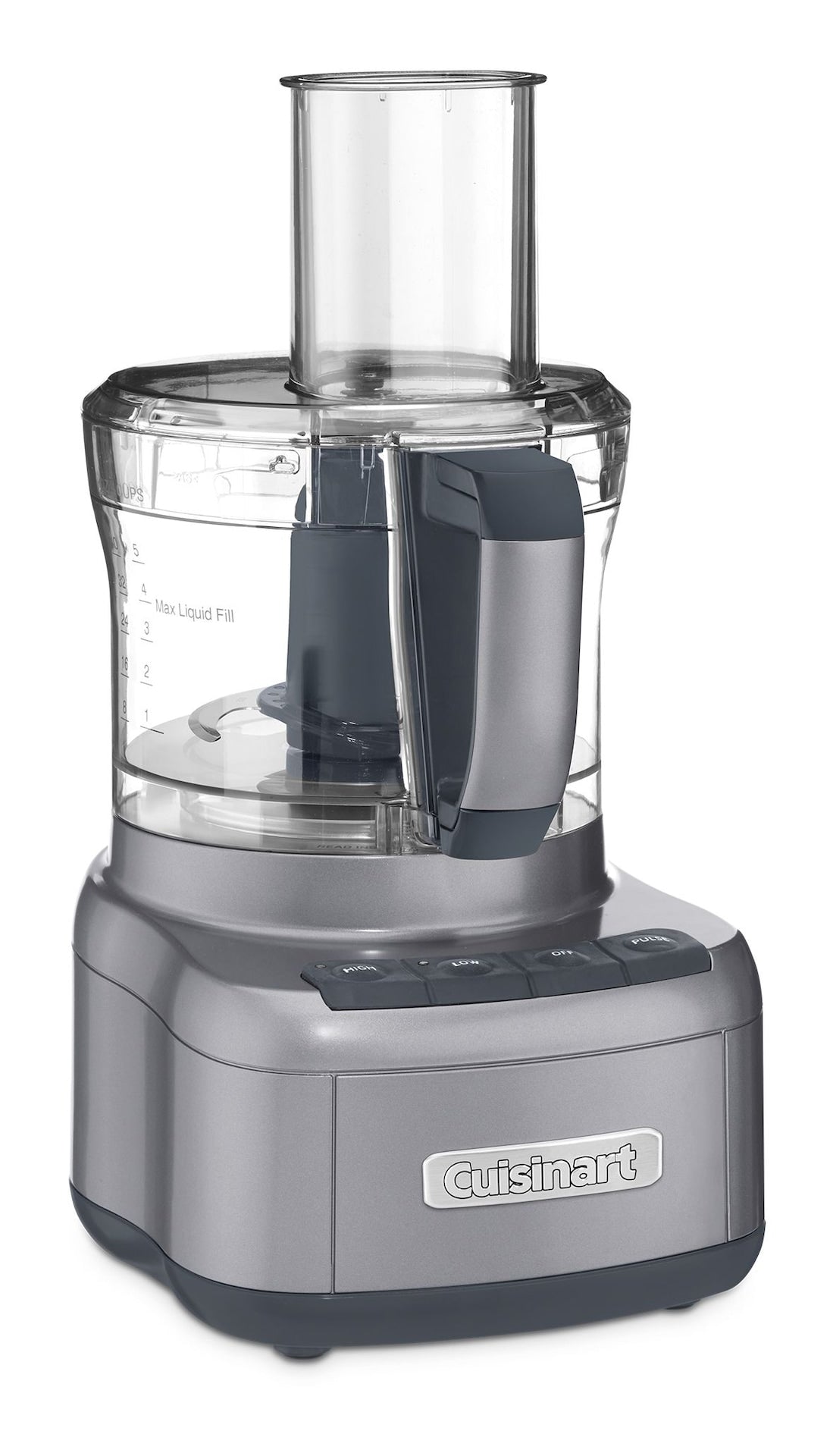 Elemental Food Processor with Dishwasher Safe Parts, BPA-Free, Silver, 8 Cups