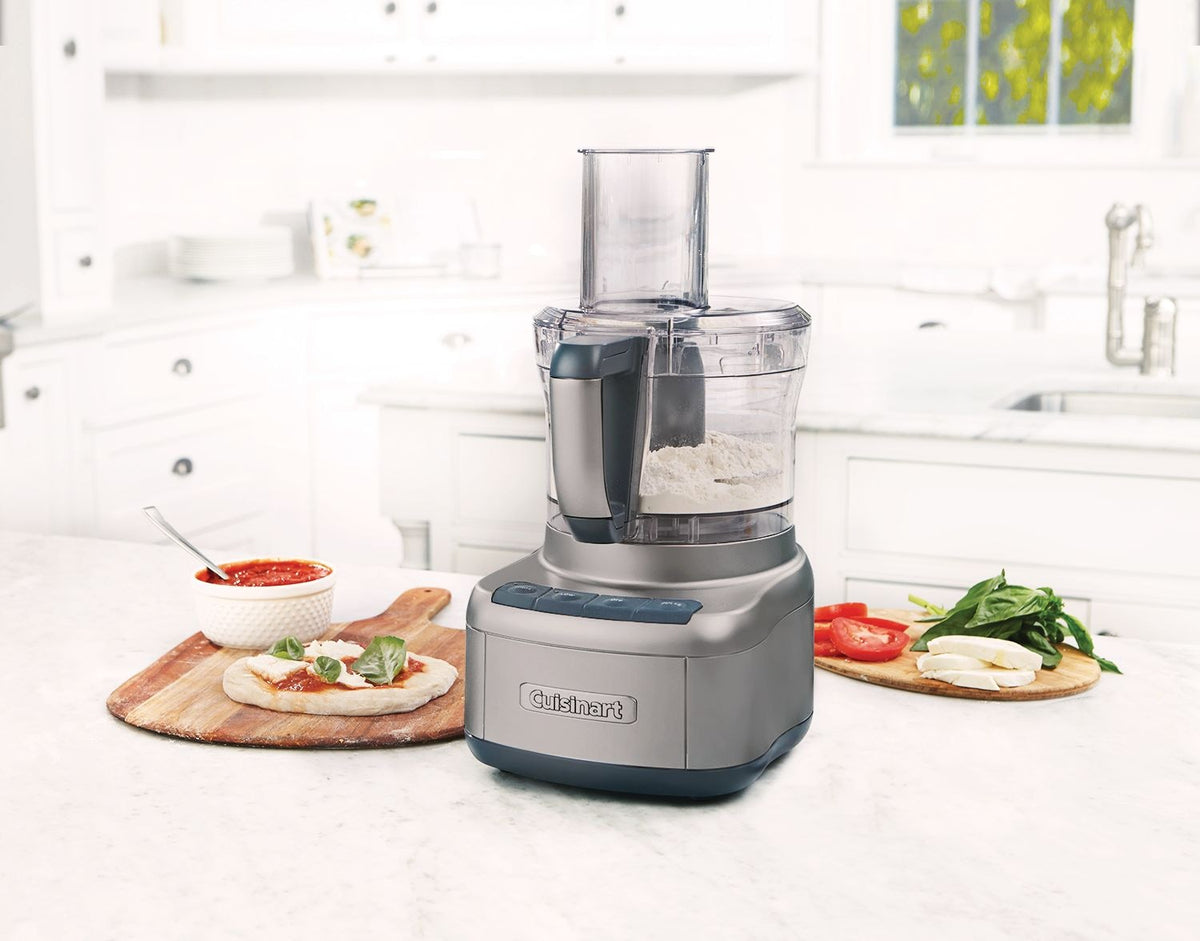 Elemental Food Processor with Dishwasher Safe Parts, BPA-Free, Silver, 8 Cups
